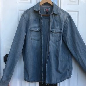Denim flannel in perfect condition
